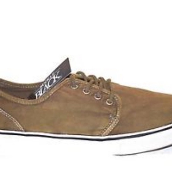 Buckle Black Men’s Tennis Shoes - Picture 4 of 6